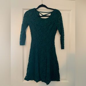 Maurice’s Emerald Green Lace Dress